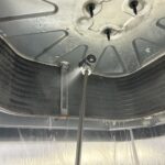 熱交換器の清掃-清掃中