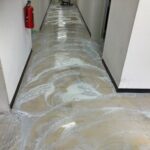 床剥離01-施工中